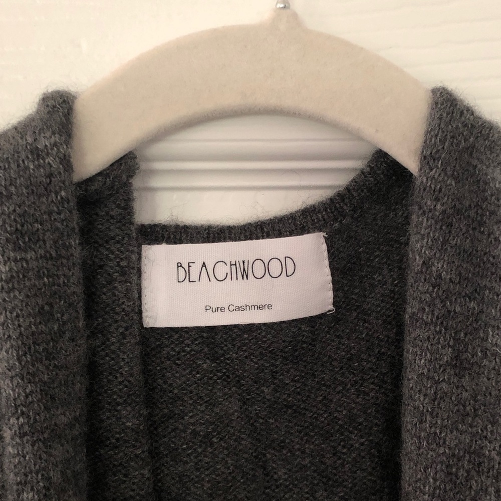 Beachwood the Label THE CASHMERE MARLOW LONG CARDIGAN - Picture 5 of 10